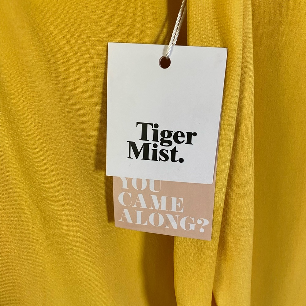 Tiger Mist Yellow Mini Dress - Picture 3 of 16